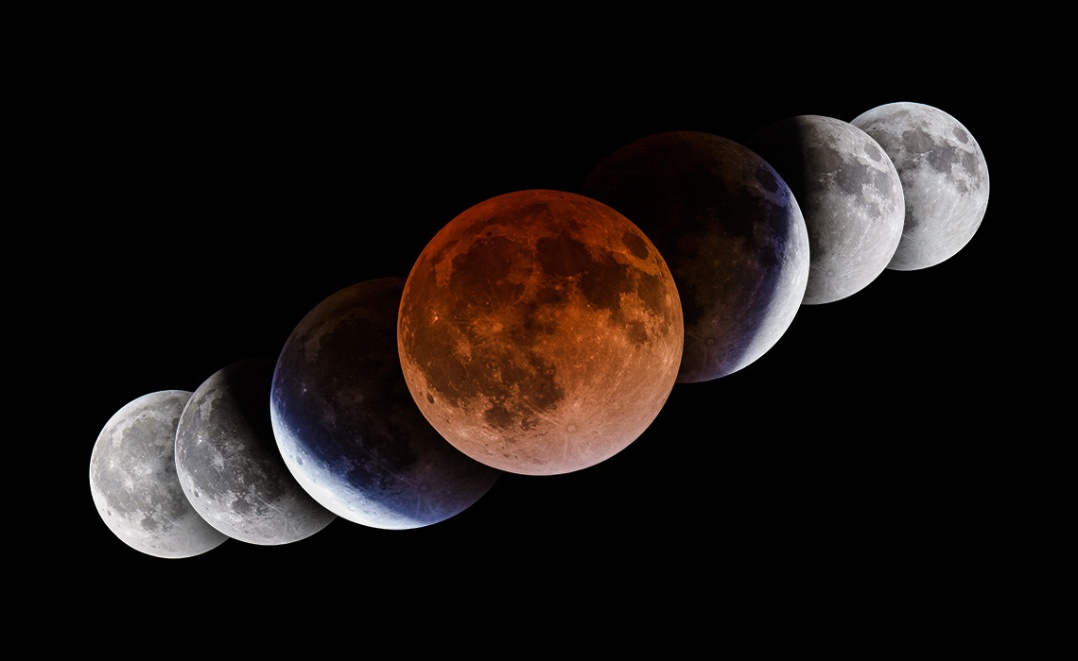 Total Lunar Eclipse April 2014 - Short Sequence